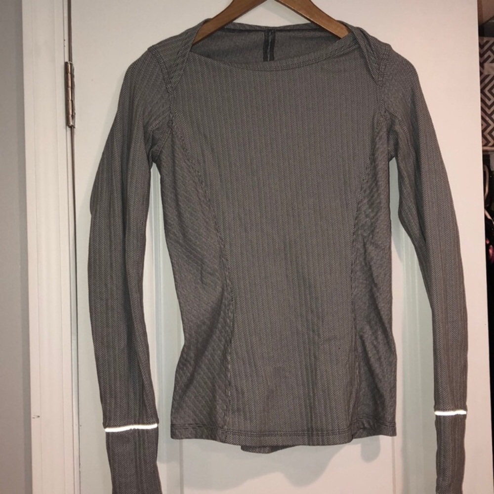 Grey lululemon long sleeve